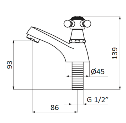 Ensemble de robinets pour lavabo 1866 Saint-Louis 0