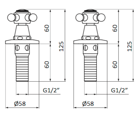 Mélangeur de bidet 1866 Montbéliard 0