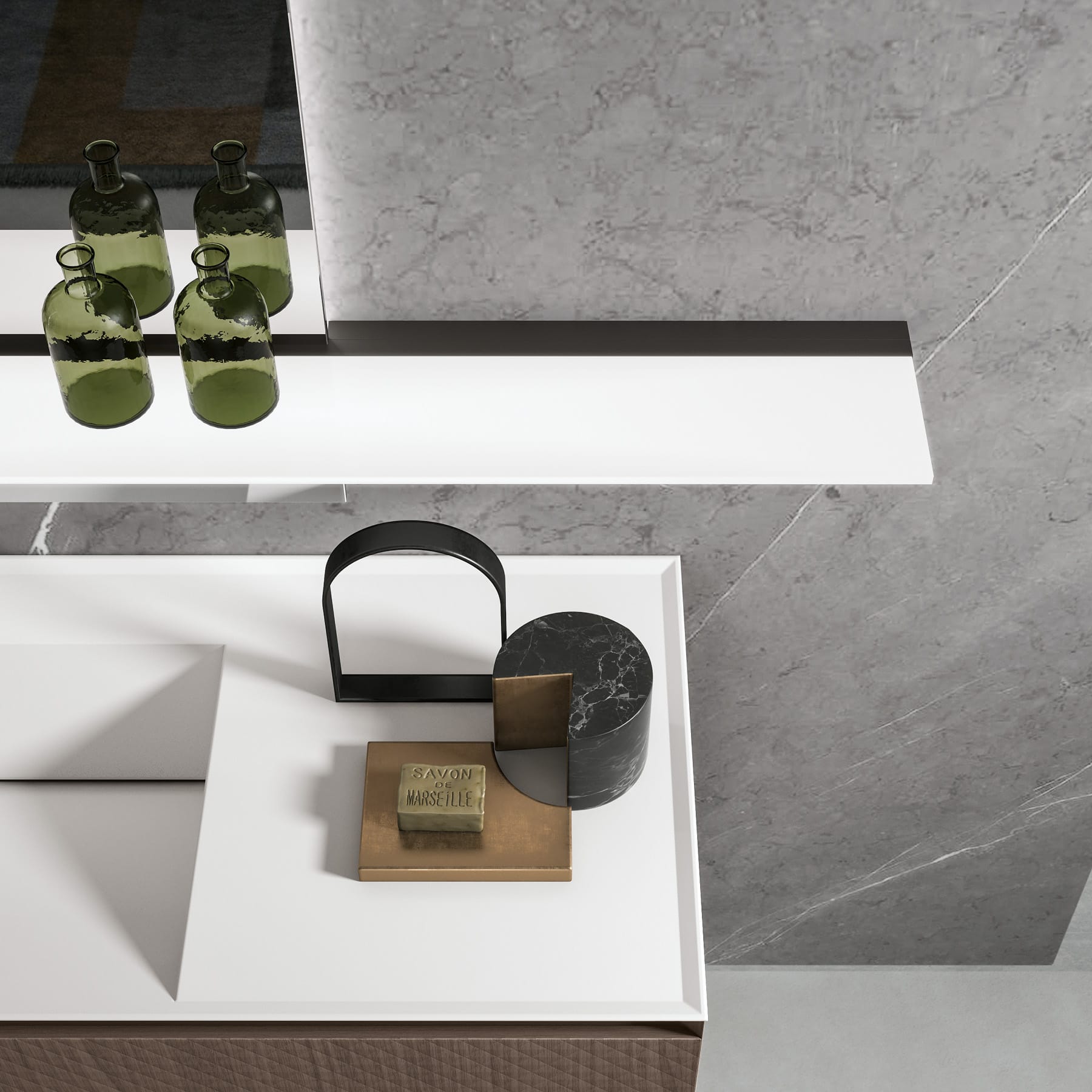 IKON_03_DETTAGLIO01 | Vitrine Banyo MEUBLE DE SALLE DE BAIN – IKON02 Valentigney 0