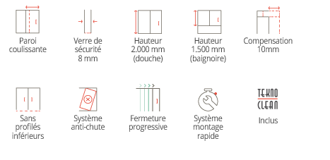 PAROI DE DOUCHE &#8211; VITA Illzach 0