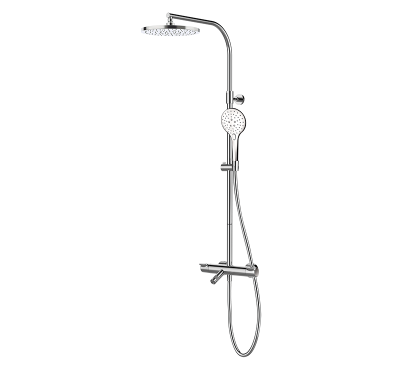 50454500TL 800X750 | Vitrine Banyo PREMIER Thermostatique bain-douche avec colonne télescopique Audincourt