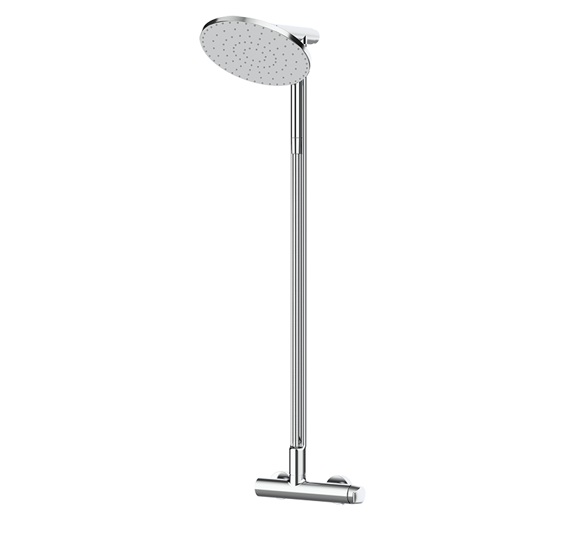 GYRO Mitigeur douche avec colonne Gyro Chromé Belfort