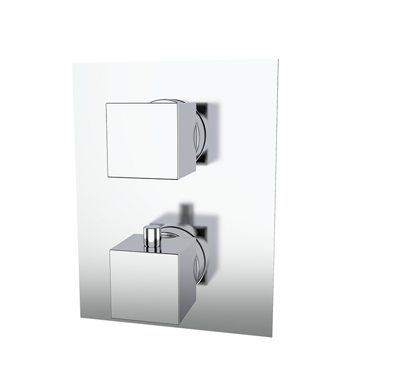 KALA Thermostatique encastrable Kala Zero Chromé Rixheim