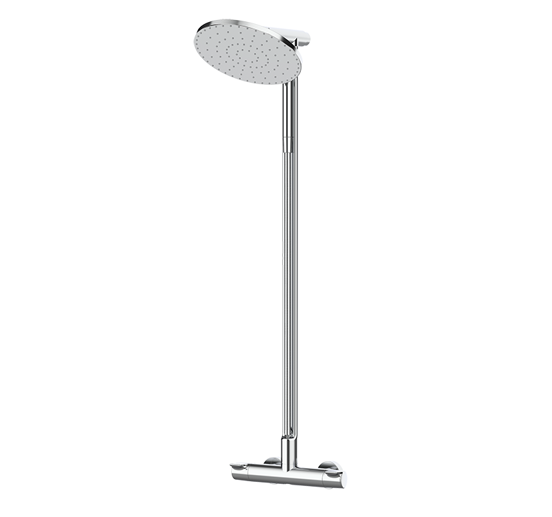 GYRO Thermostatique douche avec colonne Gyro Chromé Belfort