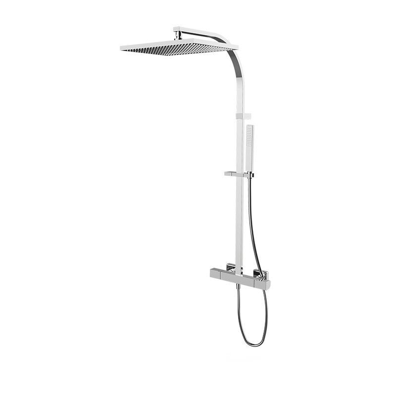 KALA Thermostatique douche avec colonne Chromé Montbéliard 0