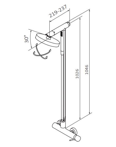 GYRO Mitigeur douche avec colonne Gyro Chromé Mulhouse 0