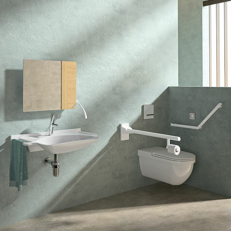 Porte-papier toilette pour barre de maintien Be-Line®, à rouleau Valentigney 0