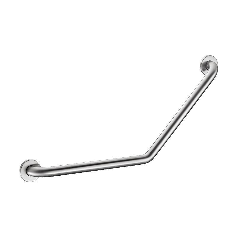 Barre de maintien coudée 135° 400 x 400 mm 2 points de fixation Saint-Louis 0