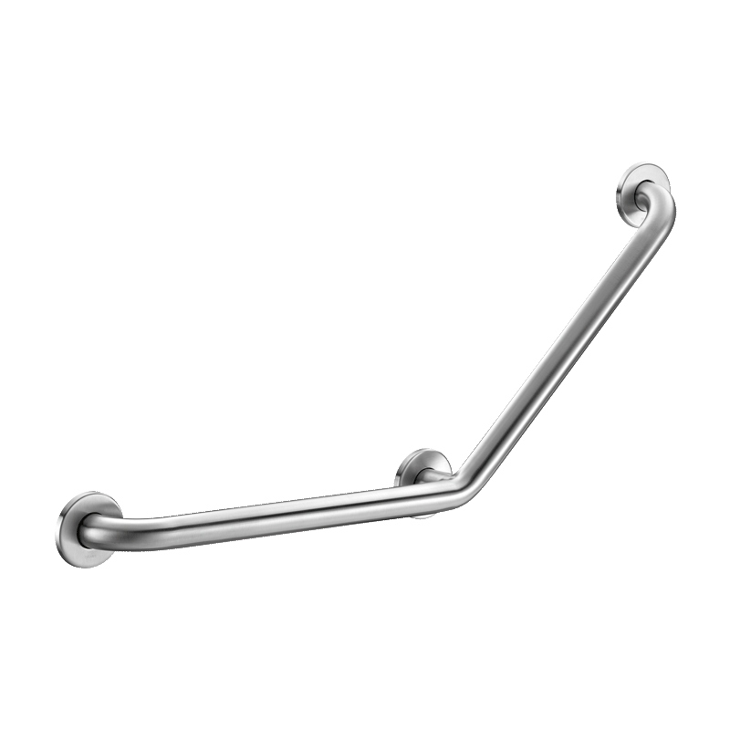 Barre de maintien coudée 135° Inox 400 x 400 mm 3 points de fixation Riedisheim 0