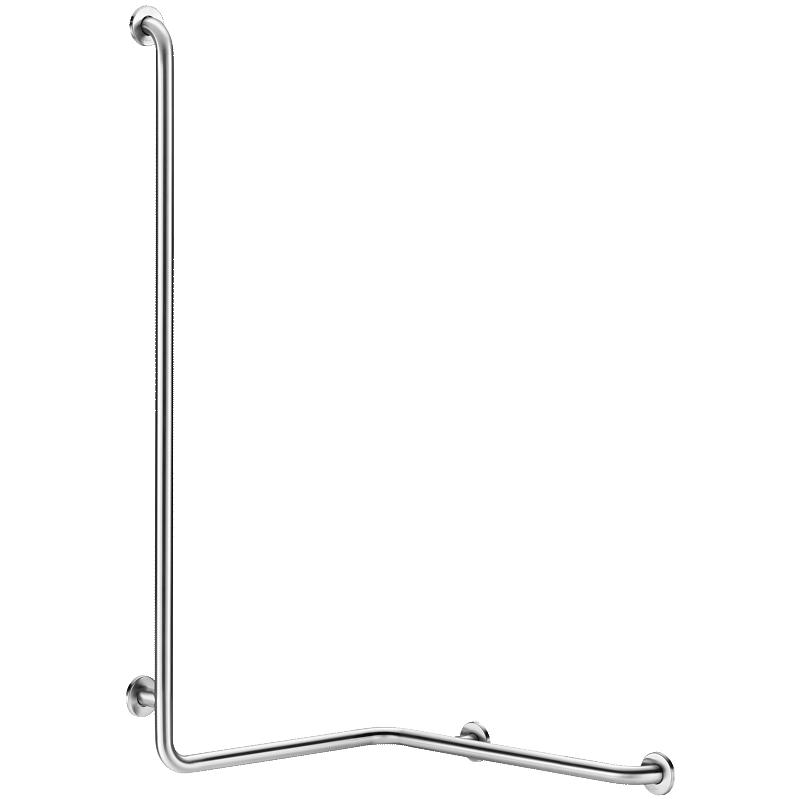 Barre de douche d&#8217;angle et d&#8217;équerre Inox version gauche Valentigney 0