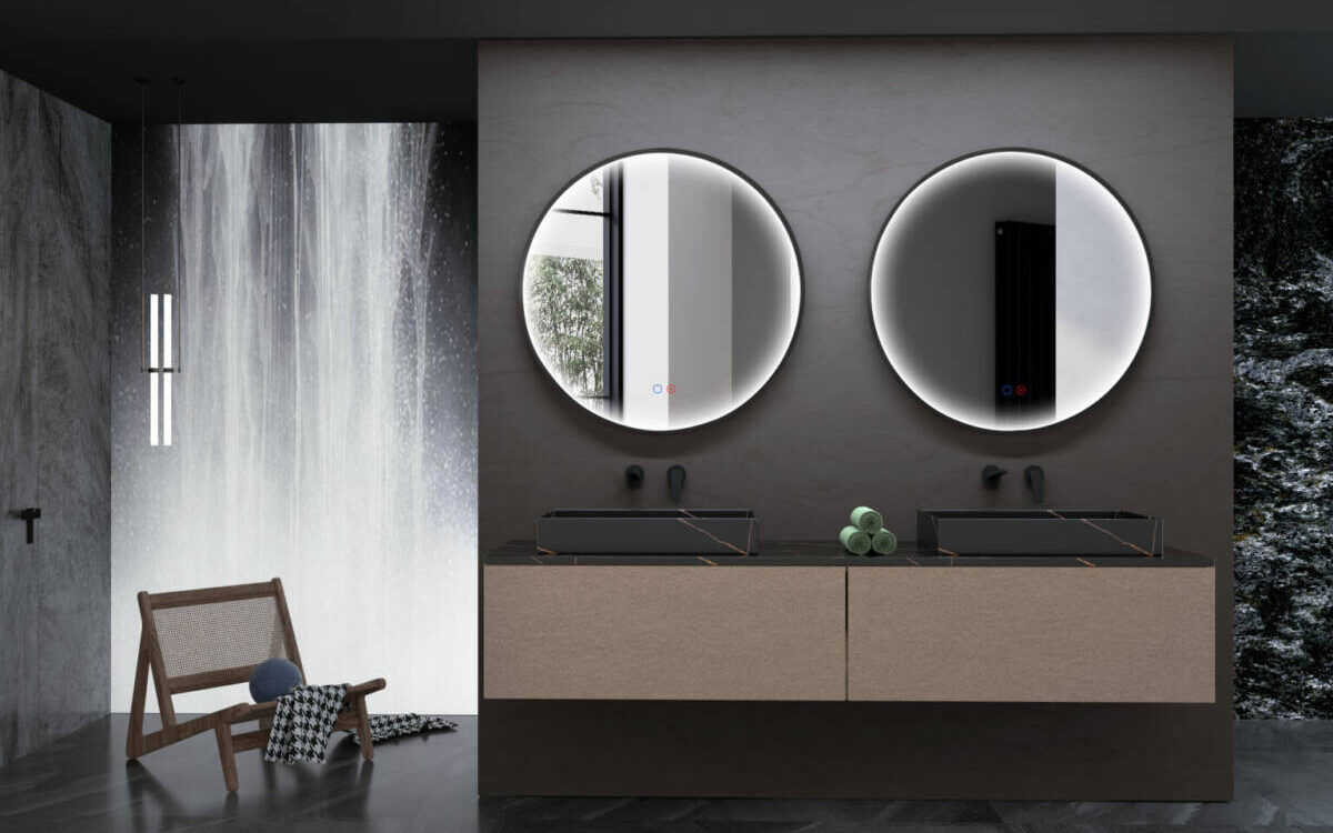 Miroir N&eacute;pal lumineux Rixheim