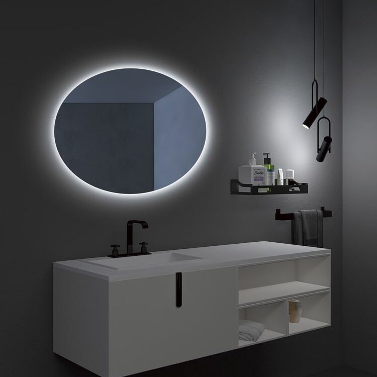 Miroir lumineux Ovale Illzach