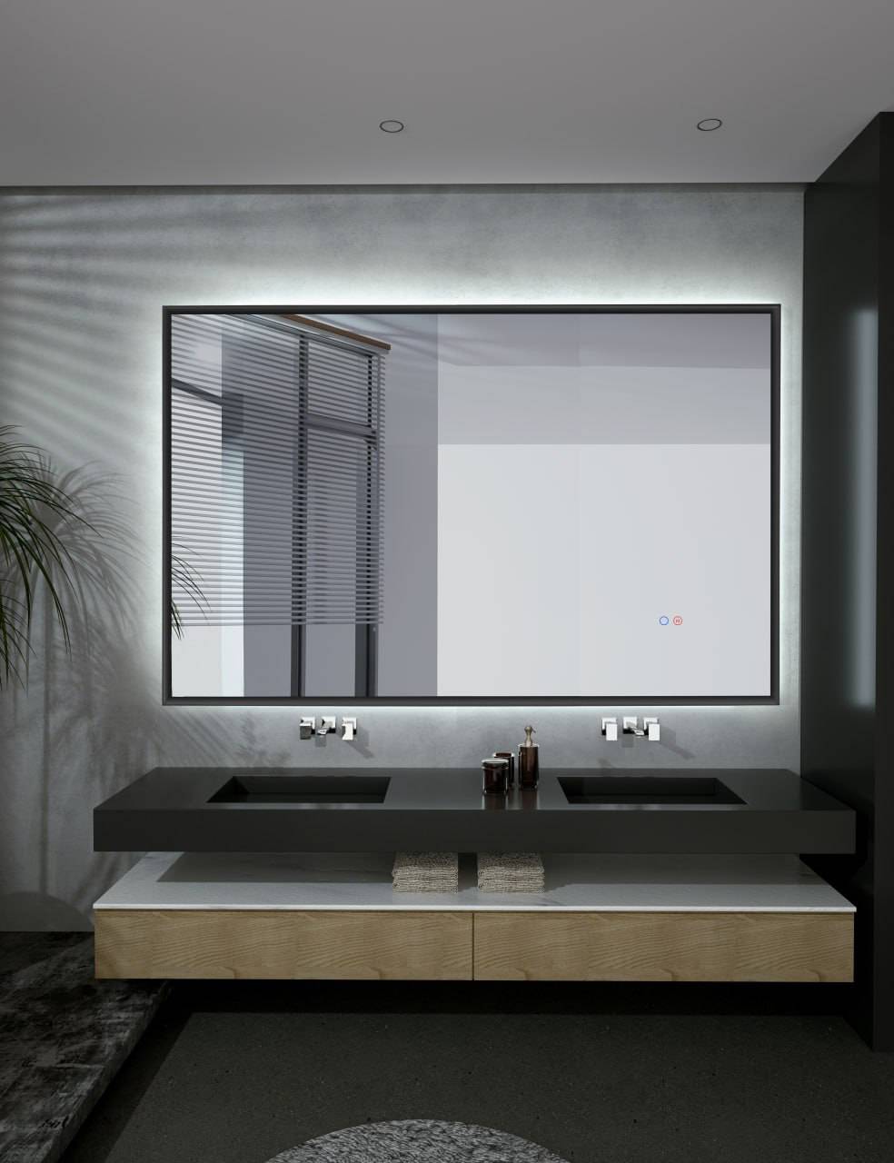 Miroir lumineux California Rixheim 0