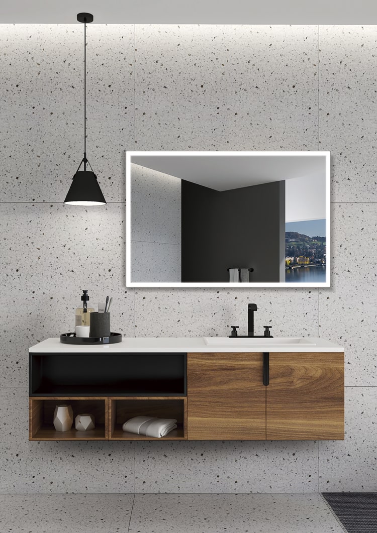 Miroir Suisse Lumineux Belfort 0