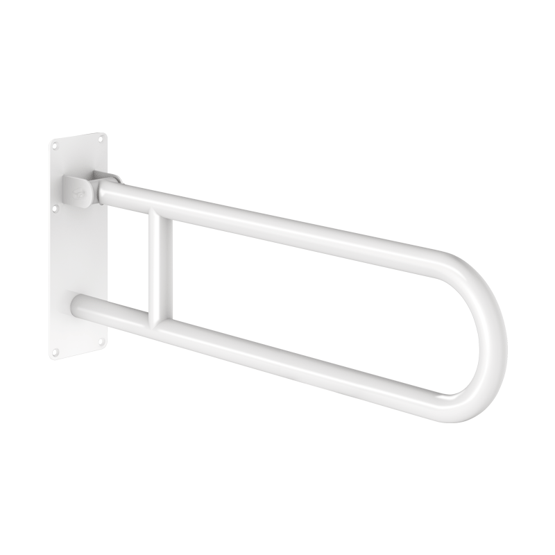 Barre de maintien rabattable Basic blanc, L. 760 mm Audincourt 0