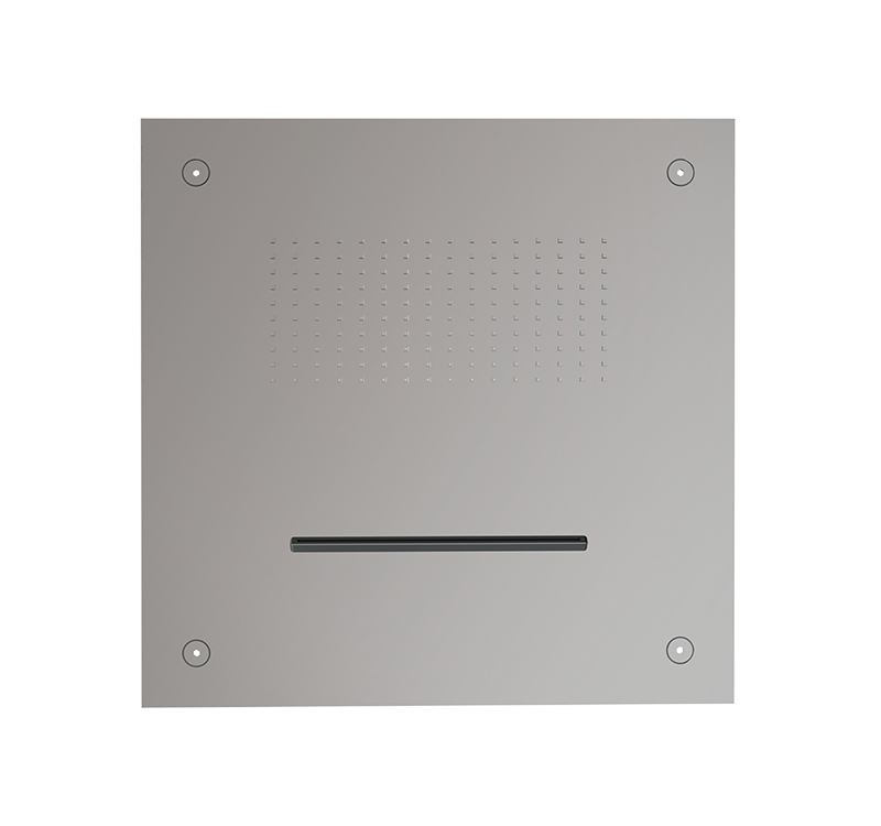 Douche de t&ecirc;te encastrable Square 2 voies chrom&eacute; Saint-Louis