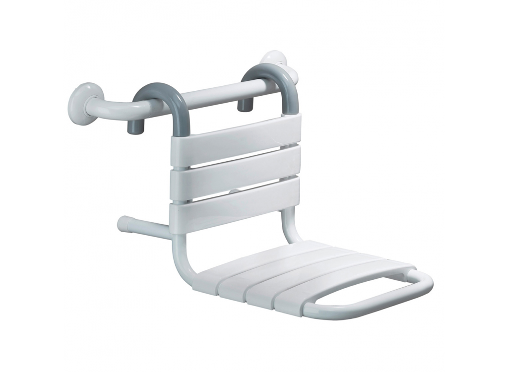 Siège de douche à suspendre Epoxy Blanc Classic 047534 Montbéliard