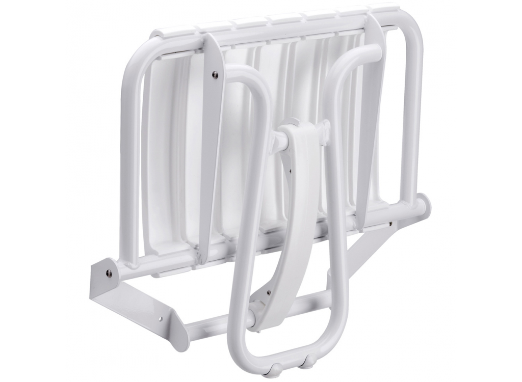 Siège de douche Assise Blanc pied Epoxy blanc Classic 047630 Wittenheim