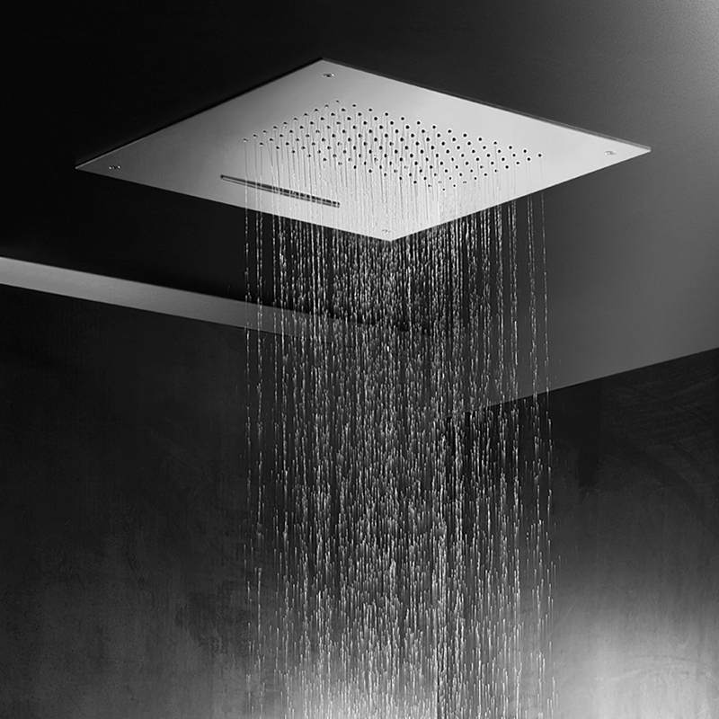 Douche de tête encastrable Square 2 voies chromé Saint-Louis 0