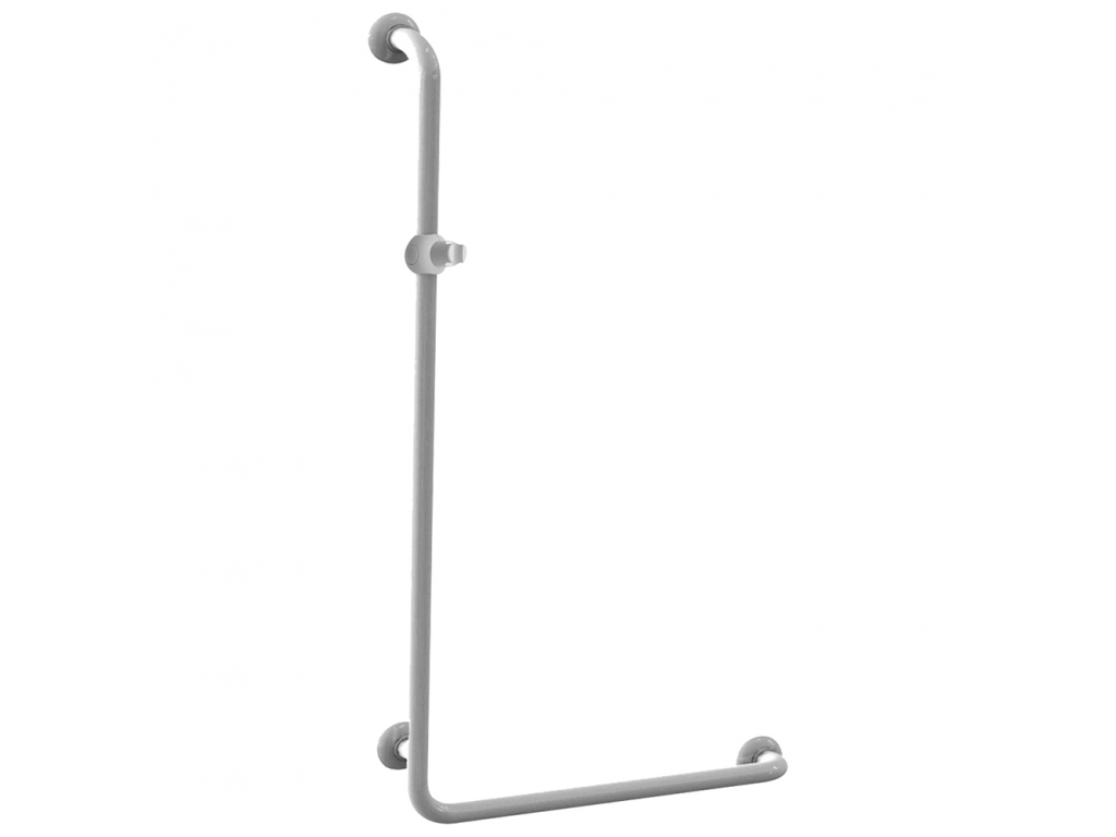 Barre d&#8217;appui en L à gauche Epoxy Blanc Classic 049390 Saint-Louis 0