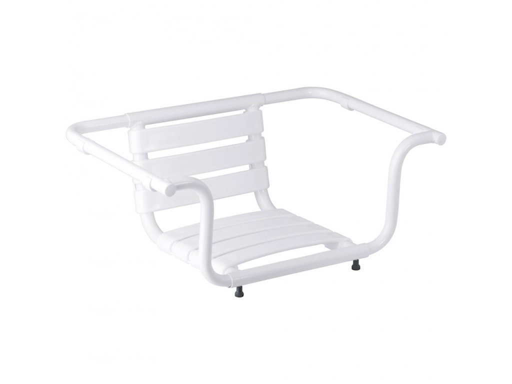 Siège de baignoire réglable avec dossier Epoxy blanc Classic 047640 Saint-Louis 0