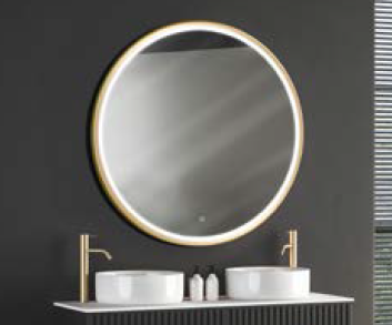Miroir lumineux Stellar rond Wittenheim