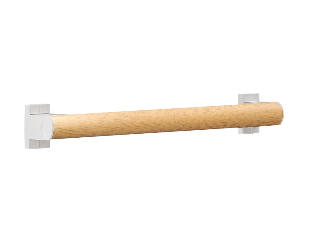Barre droite Aluminium époxy blanc/ bois mat Arsis 049445 Audincourt 0