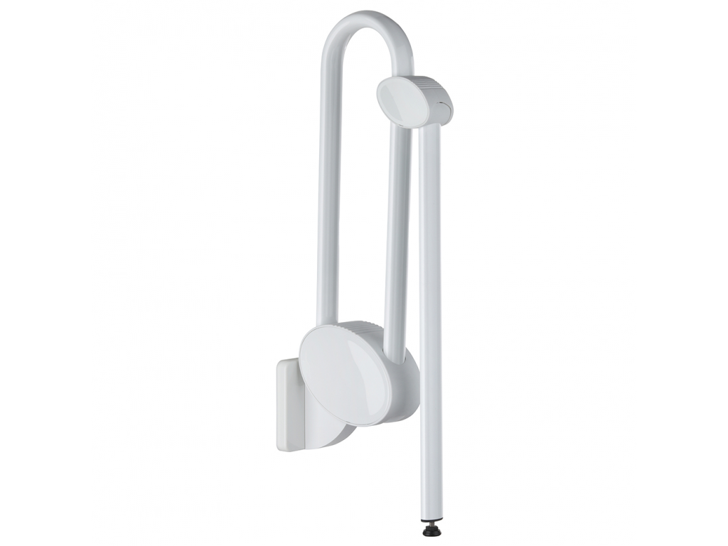 Barre relevable avec béquille Aluminium Epoxy blanc Classic 048859 Saint-Louis 0