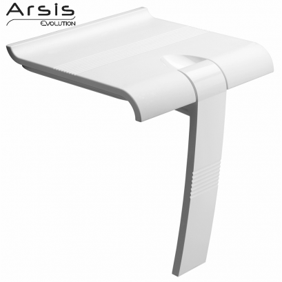 Siège de douche Pied bois mat ou quartz Arsis 047725 Audincourt