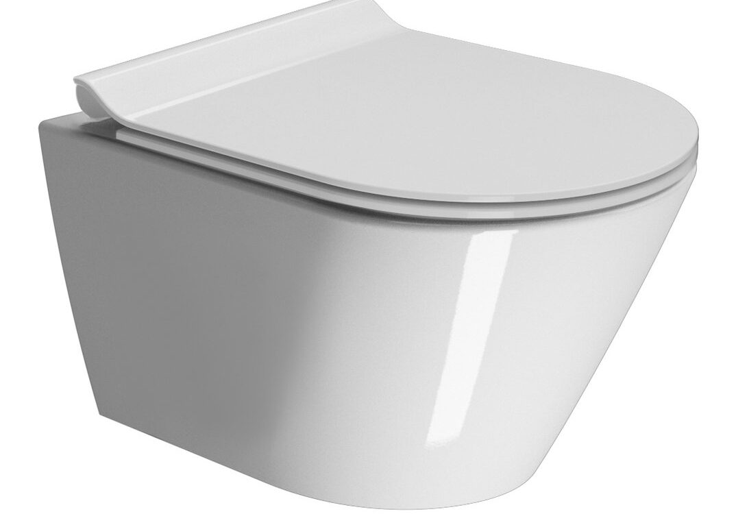 KUBE X WC mural suspendu, Swirlflush, 36x50cm, blanc ExtraGlaze Kingersheim