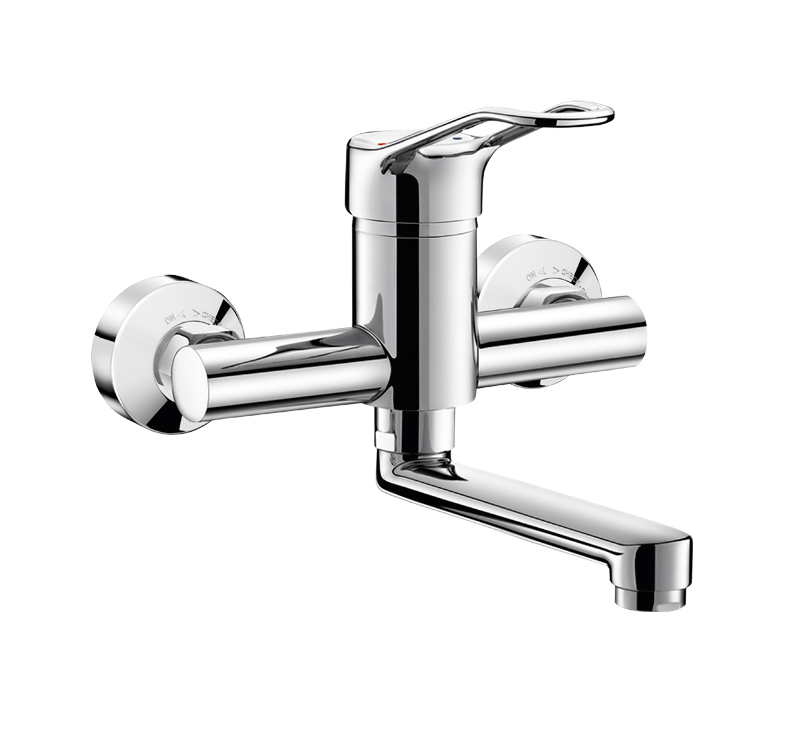 Mitigeur de lavabo &agrave; &eacute;quilibrage de pression mural Belfort