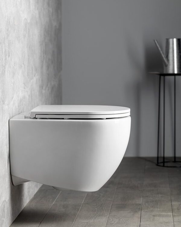INFINITY Toilette murale, Sans bordures, 36,5x53cm, blanc Rixheim