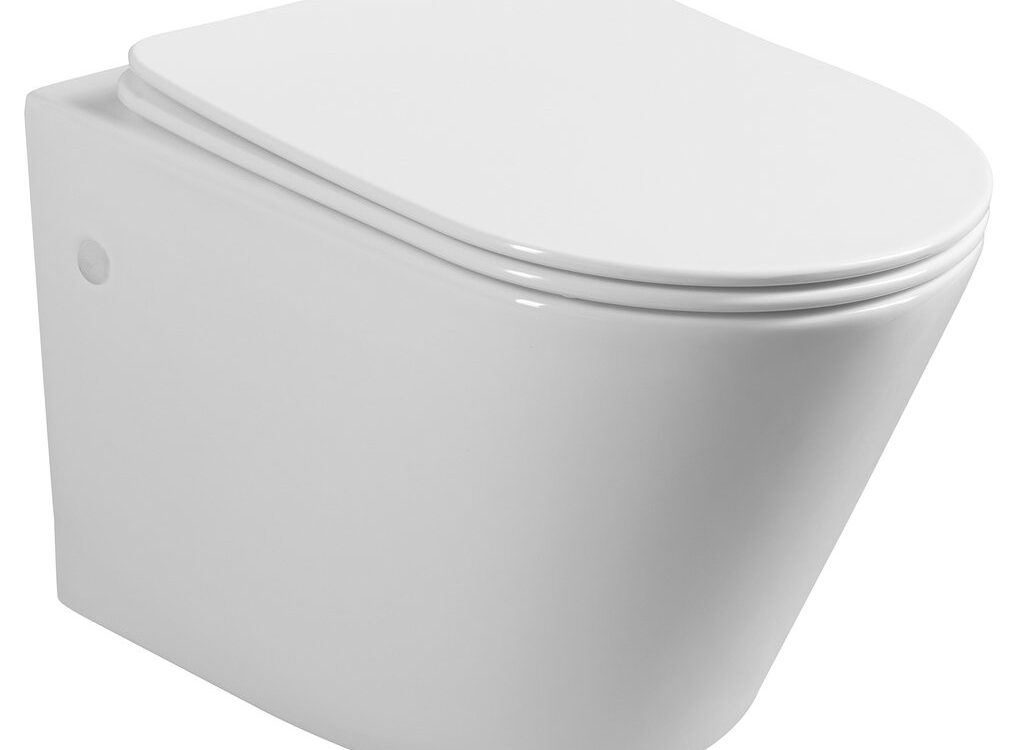 PACO wall-hung toilet, Rimless, 36x53cm, white Kingersheim