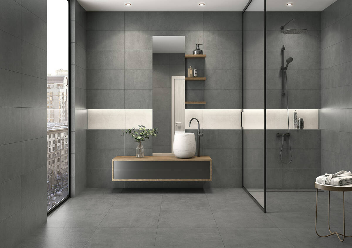 AMB BRERA_ANTRACITA_BANO | Vitrine Banyo Comment choisir un meuble de salle de bain écoresponsable ? Riedisheim 0