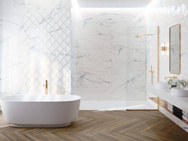 AMB GRESPANIA ASTRA WHITE SAJONIA NOGAL_WEB 600X450 | Vitrine Banyo 3 idées pour personnaliser sa salle de bain sans gros travaux Montbéliard 1