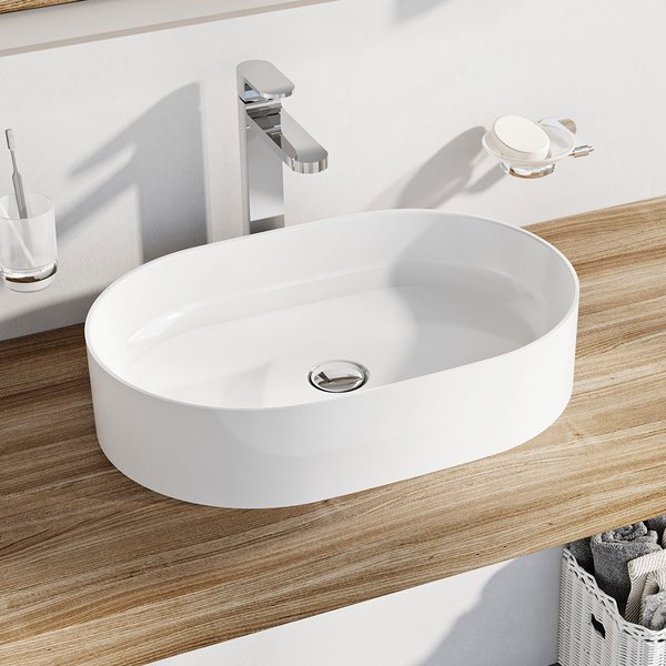 Lavabo en céramique Ceramic Slim O Montbéliard