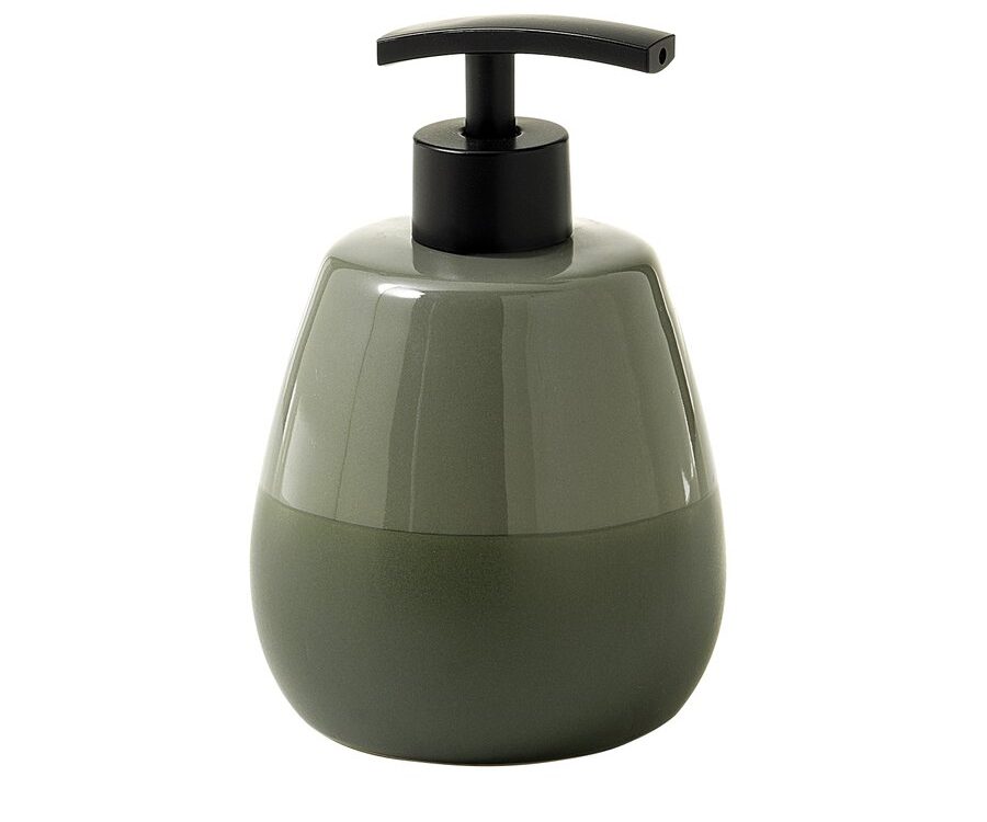 Distributeur de savon WILMA, vert Saint-Louis