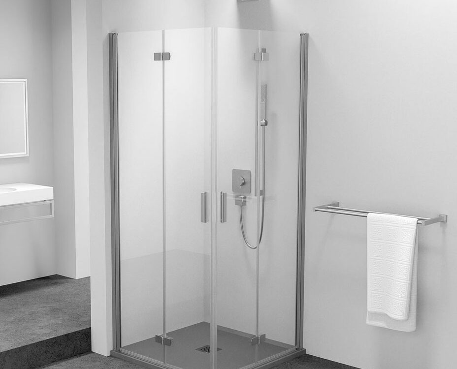 ZOOM Eckige Duschkabine 900x900mm, entrée d&#8217;angle Montbéliard