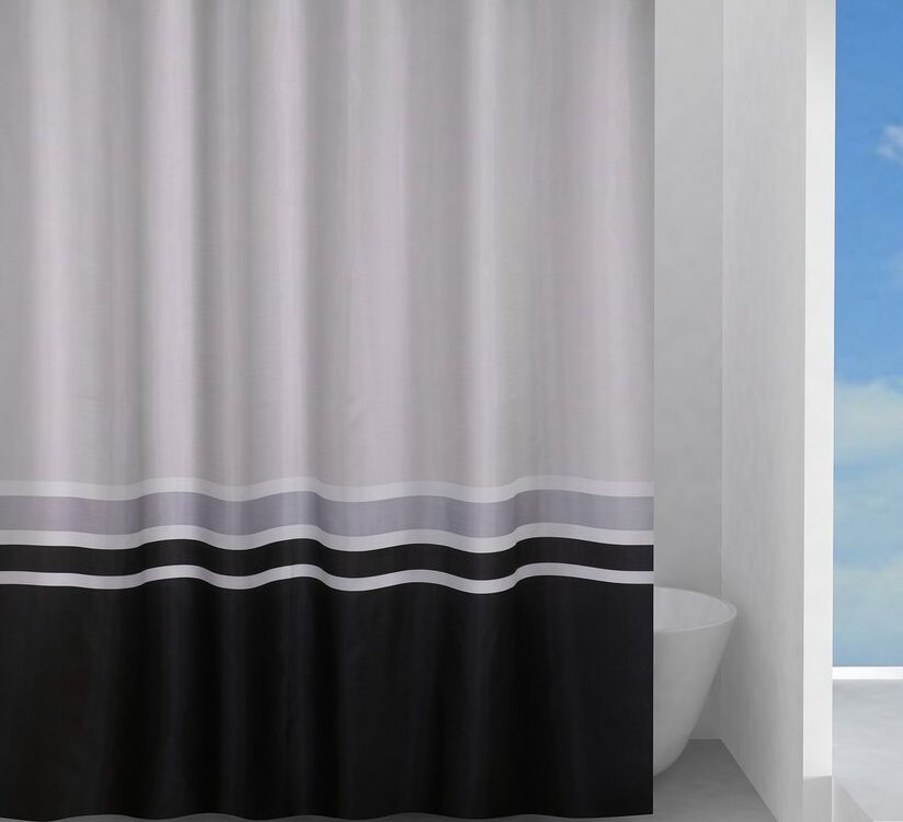 Rideau de douche ELEGANCE 180x200cm, polyester Wittenheim