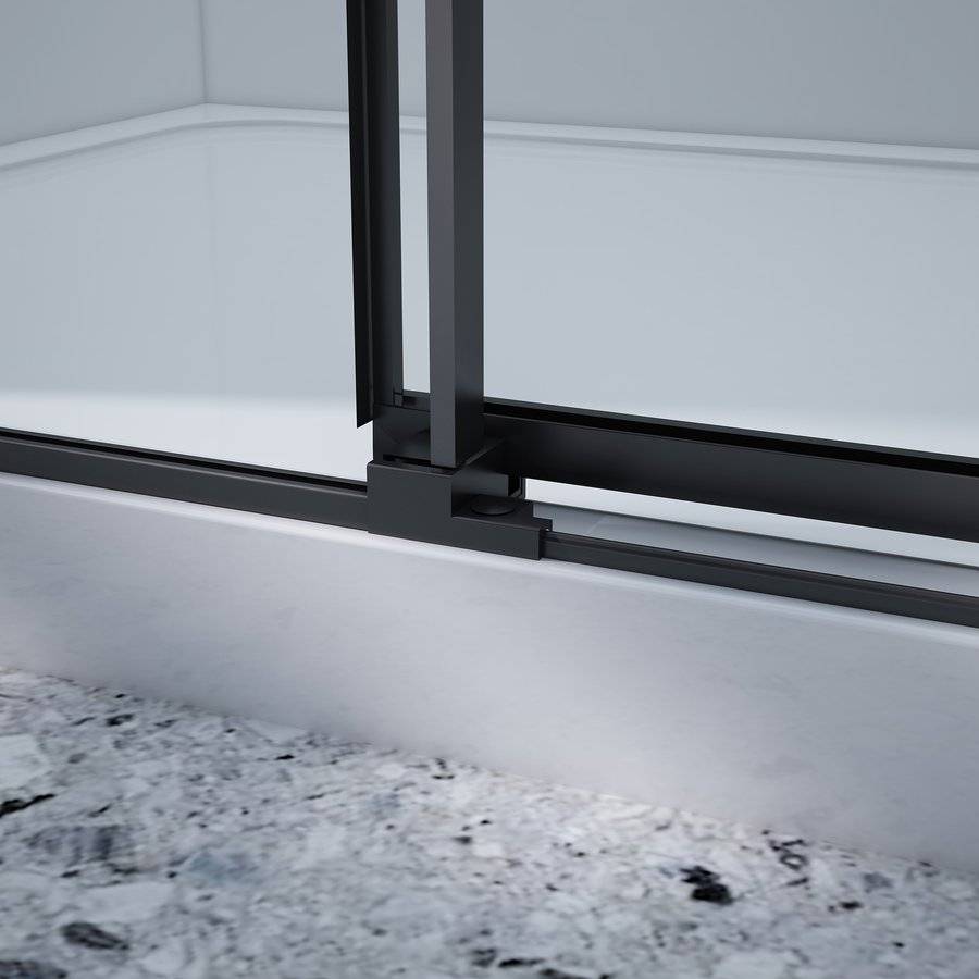 13.2 4 | Vitrine Banyo Paravent carré DRAGON BLACK 1000x1000mm, d’angle Mulhouse 0