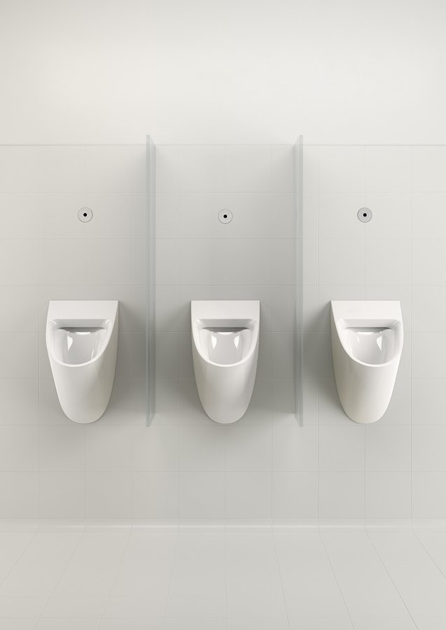 14.2 2 | Vitrine Banyo Urinoir à entrée arrière COMMUNITY, 31 x 54,5 cm, blanc ExtraGlaze Illzach 0