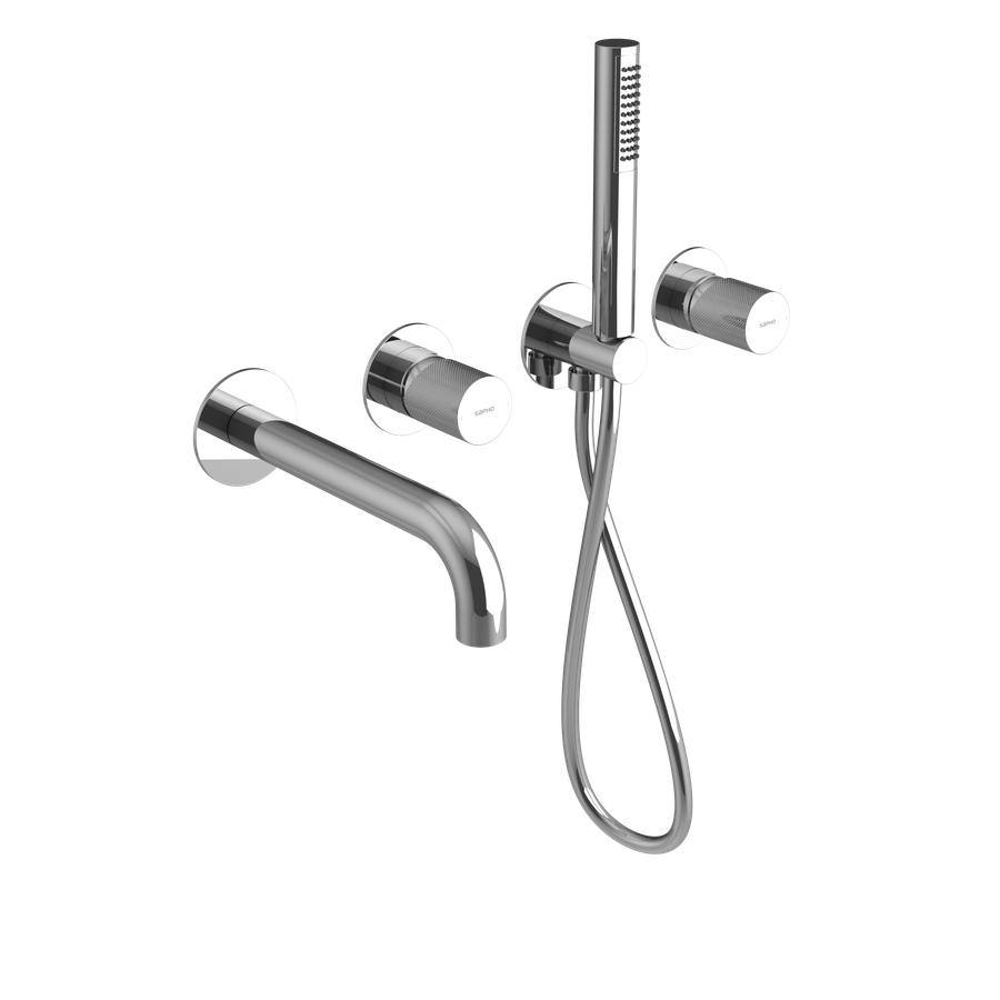 Mitigeur de baignoire encastré ULTRATAP avec pommeau de douche, chrome Kingersheim 0