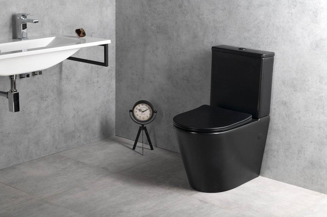 Abattant WC PACO, SLIM, Soft Close, Easy Take, noir mat Kingersheim 0