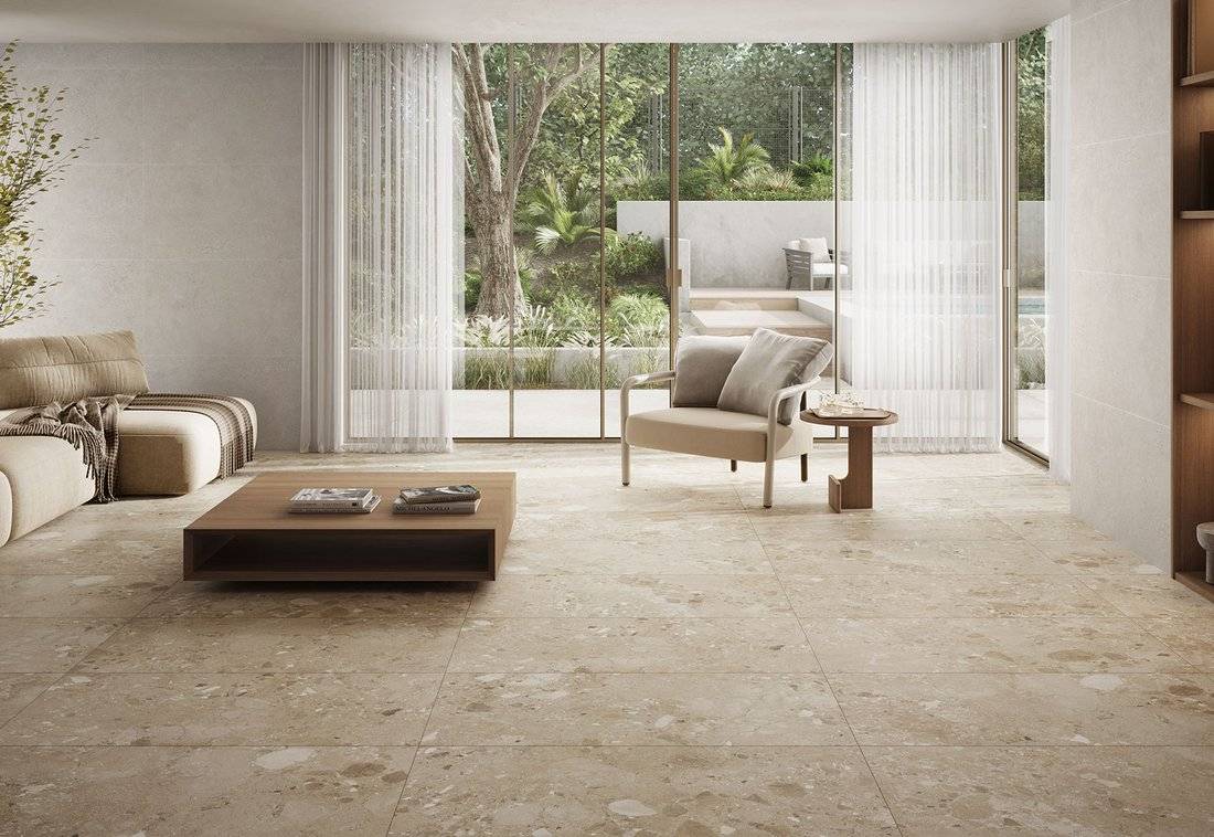 21.1 1 | Vitrine Banyo Carrelage de sol URA Naturel 120×120 (1,44m2) Belfort 0