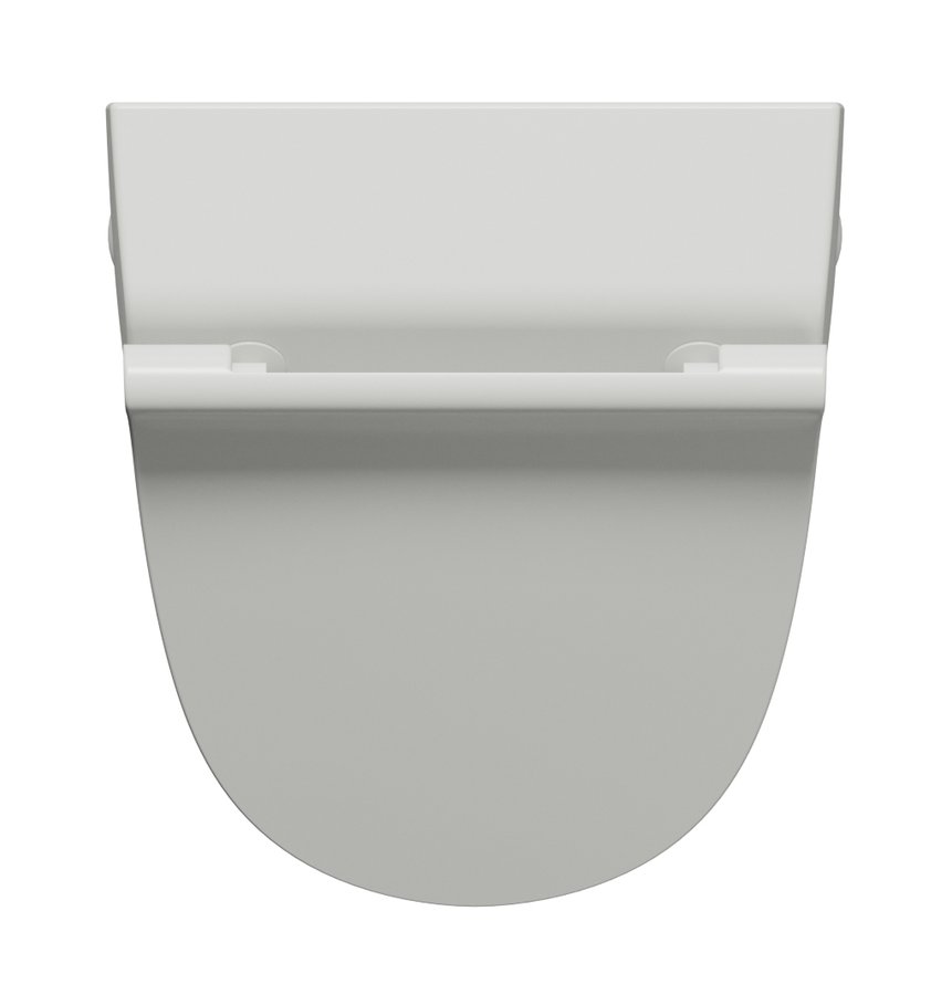 23.1 | Vitrine Banyo Urinoir COMMUNITY à entrée arrière avec trous pour couvercle 31x65cm, cenere mat Mulhouse 0