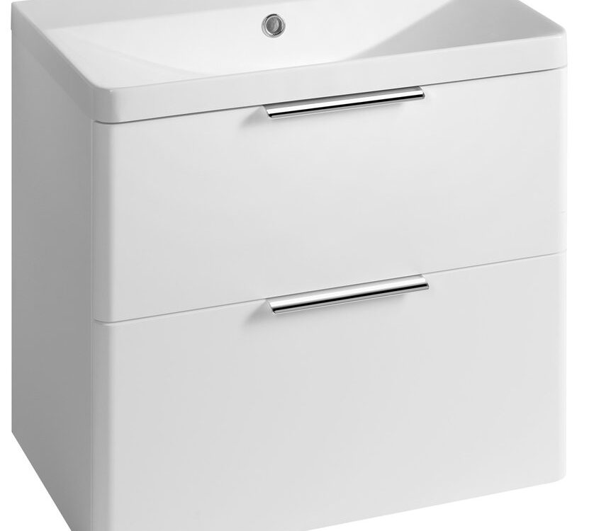 Meuble sous-vasque DENEB 60,5x55x34,5cm, blanc mat Guebwiller