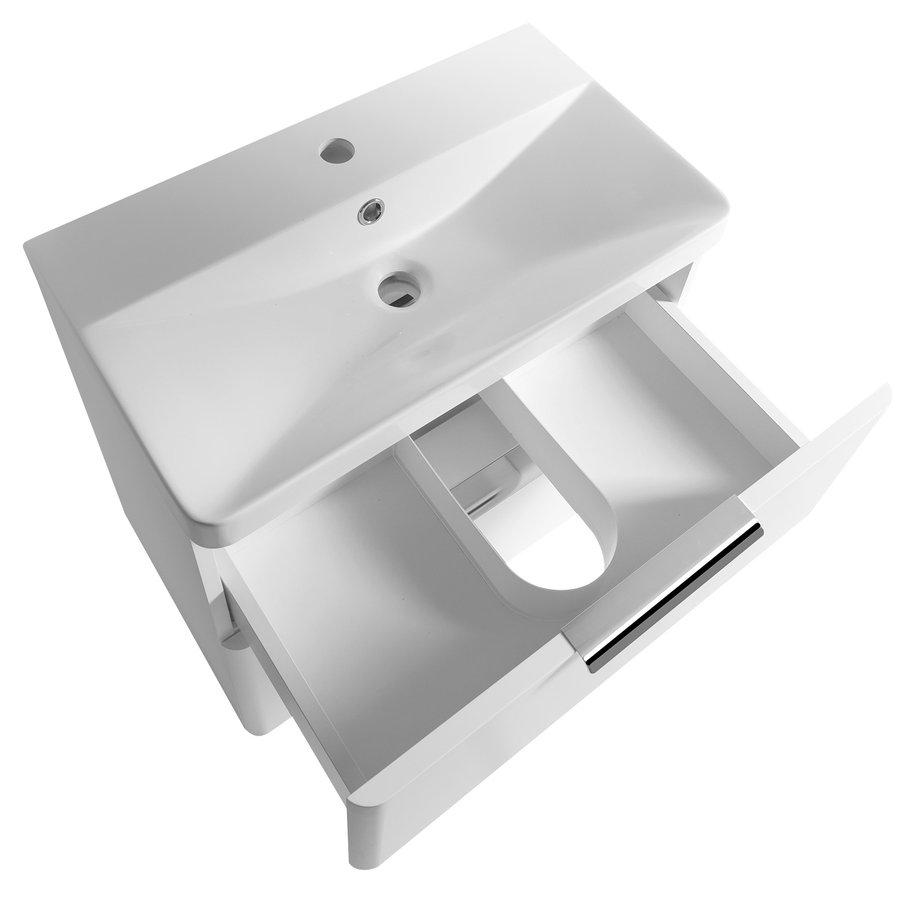 Meuble sous-vasque DENEB 60,5x55x34,5cm, blanc mat Guebwiller 0
