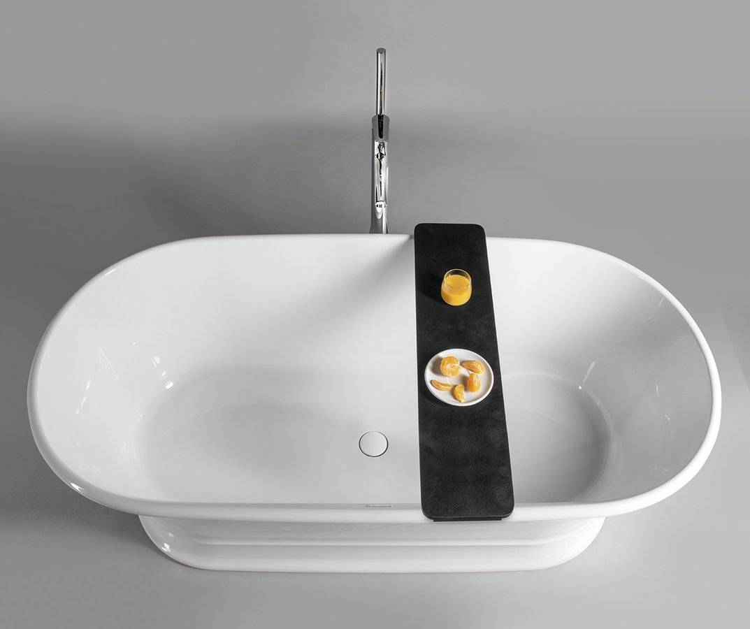 Plateau de baignoire DELONIX, 86 x 20 cm, noir Audincourt 0