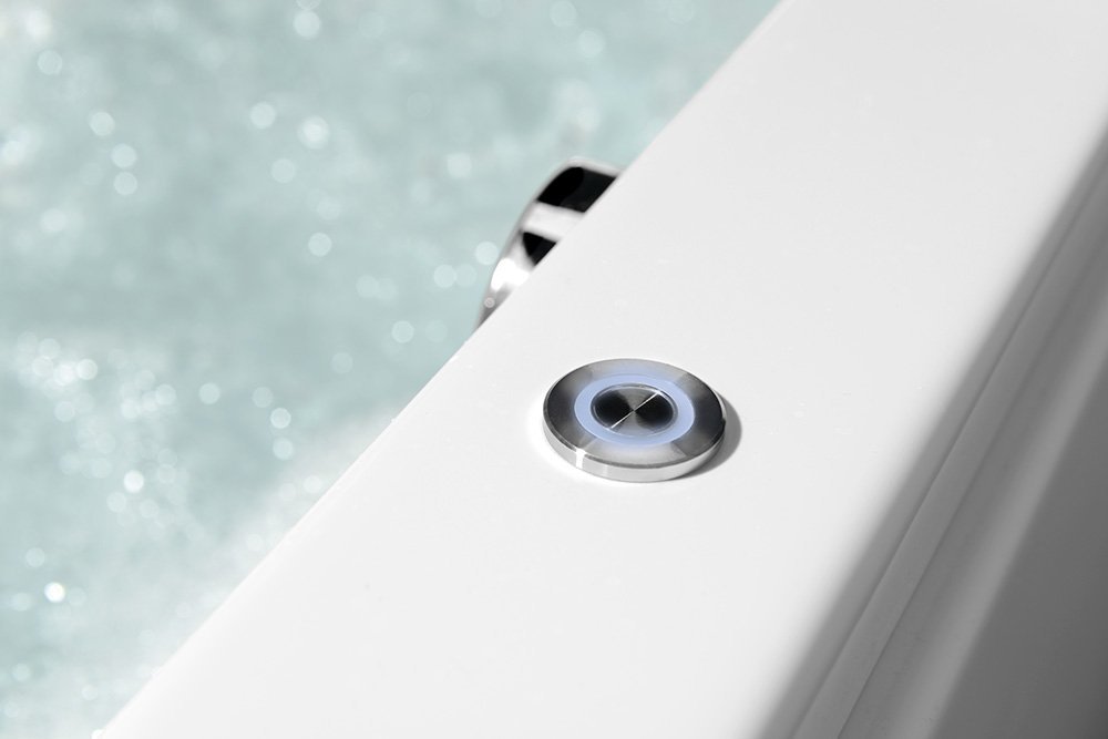 6.1 4 | Vitrine Banyo Baignoire balnéo STADIUM, 190 x 95 x 46 cm, Attraction Hydro, chrome Audincourt 0