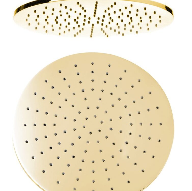 Pommeau de douche, diamètre 300 mm, doré Audincourt